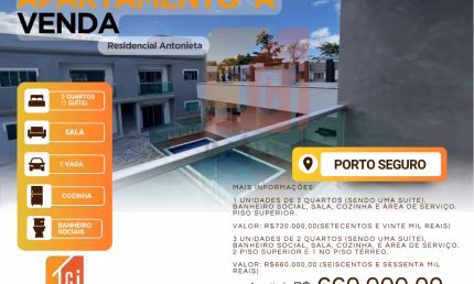Oportunidade de investimento Residencial Antonieta, Porto Seguro/BA