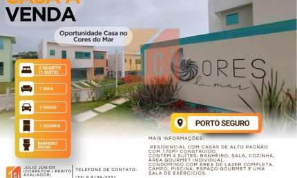 Condomínio Residencial Cores do Mar, em Porto Seguro - BA.