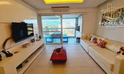 Apartamento com 3 dormitórios para alugar, 132 m² por R$ 3.500/dia - Riviera - Módulo 8 - Bertioga/SP