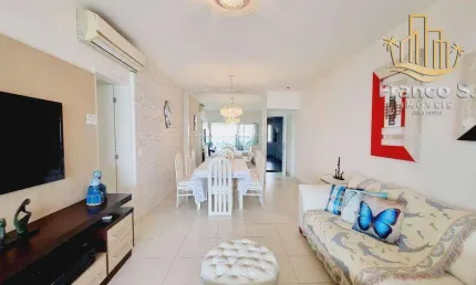 Apartamento com 3 dormitórios para alugar, 128 m² por R$ 3.200/dia - Riviera - Módulo 8 - Bertioga/SP