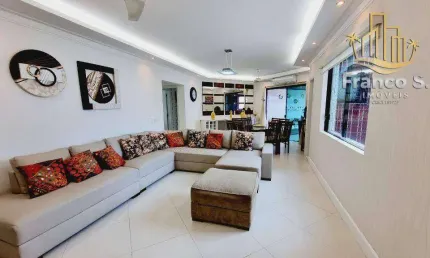 Apartamento com 4 dormitórios para alugar, 198 m² por R$ 2.750,00/dia - Riviera de São Lourenço - Bertioga/SP