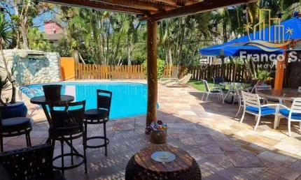 Casa com 7 dormitórios para alugar, 500 m² por R$ 4.150,00/dia - Riviera Módulo 18 - Bertioga/SP