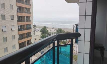 apartamento a venda na praia grande, bairro tupi,  2 quartos, 1 suite e 1 vaga,