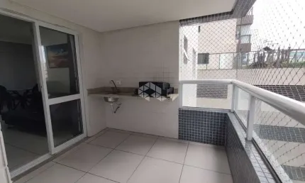 apartamento a venda na praia grande no bairro da guilhermina com 2 quartos, 1 suite e 1 vaga