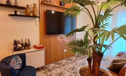 Apartamento a venda no caiçara, praia grande, com 2 quartos, 1 suite e 2 vagas