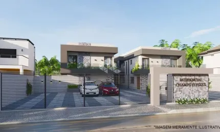 Casa em condominio alto padrão a venda em itanhaem, com 2 quartos, 2 suites e 1 vaga