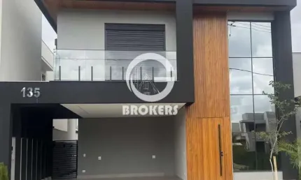 Casa em Condomínio para Venda em Londrina, Gleba Simon Frazer, 3 dormitórios, 3 suítes, 2 banheiros, 4 vagas