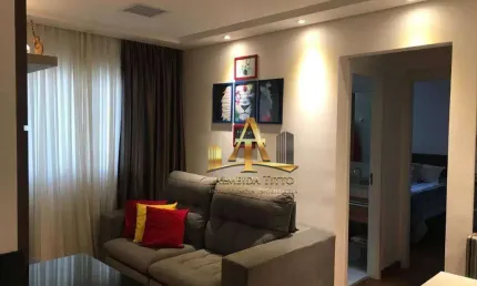 Apartamento mobiliado com 2 dormitórios à venda, 51 m² por R$ 420.000 - Vila São João - Barueri/SP