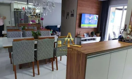 Apartamento com 3 dormitórios à venda, 82 m² - edifício royal park - barueri - são paulo