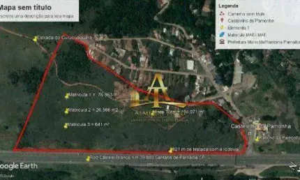 Área à Venda com 109000 m² na Rodovia Castello Branco - Recanto Maravilha III em Santana de Parnaíba/SP.