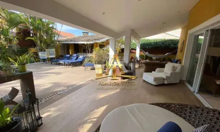 Casa com 4 dormitórios para venda, 454 m² por R$ 3.817.000 - Alphaville 04 - Santana de Parnaíba/SP