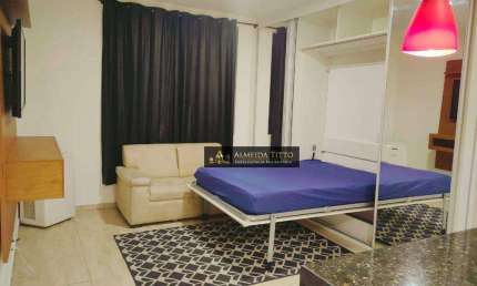 Studio mobiliado para locação no Condomínio Selenita - Bairro Bethaville - Barueri/SP