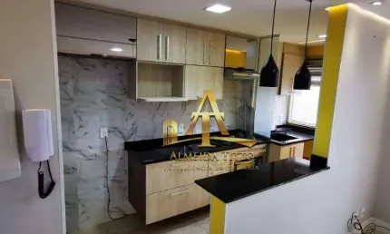 Apartamento com 2 dormitórios à venda, 47 m² por R$ 229.000,00 - Jardim Ísis - Cotia/SP