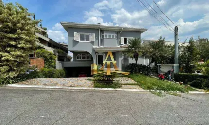 Casa com 4 dormitórios para alugar, 450 m² por r$ 17.000,02/mês - residencial cinco (alphaville) - santana de parnaíba/sp