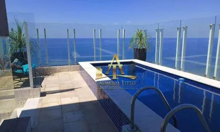 Cobertura com 4 dormitórios à venda, 315 m² por R$ 4.250.000,00 - Canto do Forte - Praia Grande/SP
