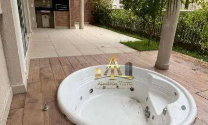 Apartamento garden com 3 dormitórios à venda, 200 m² por r$ 2.130.000,00 - edifício boulevard tamboré - santana de parnaíba/sp