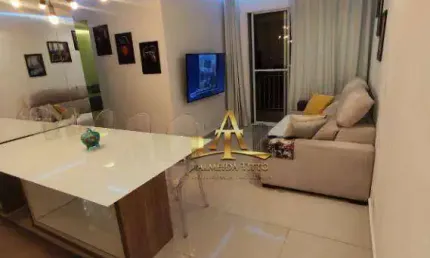 Apartamento com 2 dormitórios à venda, 52 m² - condomínio marselha - jandira - são paulo
