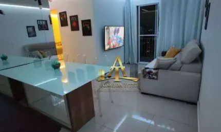 Apartamento com 2 dormitórios à venda, 52 m² - Condomnio Marselha - Jandira/SP