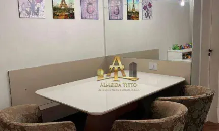 Apartamento com 3 dormitórios à venda, 60 m² por R$ 490.000 - Edifício Mahattan - Centro - Osasco - São Paulo.