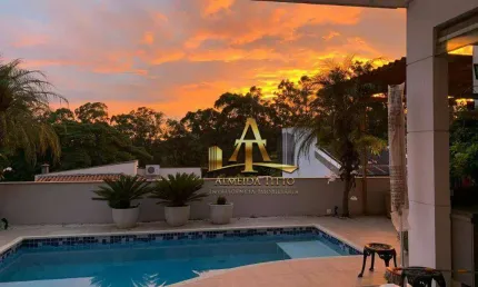 Casa com 4 suítes para alugar, 400 m² por r$ 29.458/mês - alphaville - santana de parnaíba - são paulo