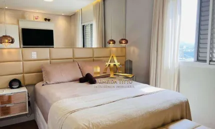Apartamento mobiliado com 3 dormitórios à venda ou locação com 70 m² - Vivendas de Maria Fernanda - Santana de Parnaíba/SP