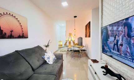 Apartamento com 2 dormitórios mobiliado para alugar, 57 m² - Vivendas de Maria Fernanda - Santana de Parnaíba/SP