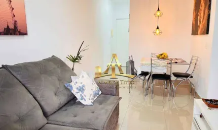 Apartamento com 2 dormitórios mobiliado para alugar, 57 m² - Vivendas de Maria Fernanda - Santana de Parnaíba/SP