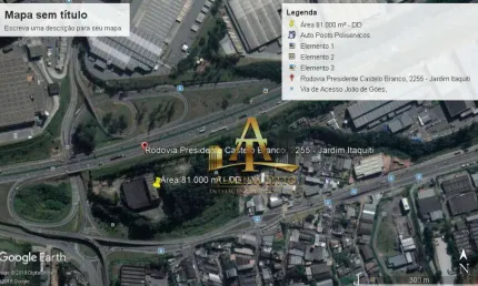 Área à venda, 81000 m² por r$ 64.800.000,00 - jardim alvorada - jandira/sp