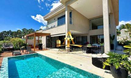 Casa com 4 dormitórios à venda, 457 m² por R$ 8.000.000 - Tamboré 11 - Santana de Parnaíba/SP