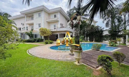 Casa com 4 dormitórios à venda, 555 m² por R$ 6.490.000 - Residencial Tamboré 1 - Alphaville - Barueri/SP