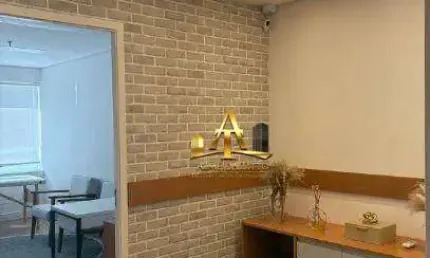 Sala Semi Mobiliada para Locação com 46 m² por R$ 8.257/mês - Edifício Alpha Premium em Barueri/SP