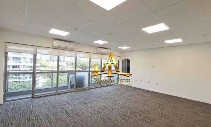 Sala para locação com 53 m² por r$ 3.545/mês - edifício monte carlo em alphaville barueri/sp.
