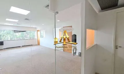 Sala para Locação com 114 m² por R$ 7.557/mês - Edifício Araguaia Plaza em Alphavile - Barueri/SP.