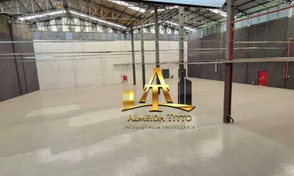 Galpão para locação com 860 m² por r$ 18.000/mês - chácaras são luís em santana de parnaíba/sp.