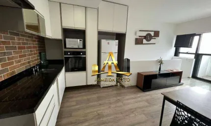 Apartamento duplex mobiliado para locação no condomínio selenita - bairro bethaville - barueri - sp