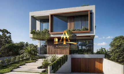 Casa com 4 suítes à venda, 530 m² por r$ 16.000.000 - alphaville - santana de parnaíba/sp