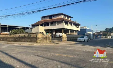 Sobrado Residencial C/03 Pisos C/02 Aptos e 02 Quitinetes e Terreno de Esquina No Bairro Aventureiro!