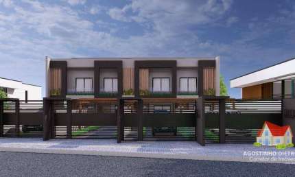 Sobrados Geminados C/Estilo e Conforto C/03 Quartos C/Suite+Area C/Churrasqueira+03 Vagas de Garagem No Bairro Saguacu!