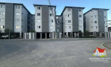 Apartamento C/02 Quartos + Moveis + Garagem Coberta + Salao de Festa No Bairro Aventureiro!