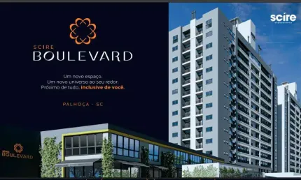 Apartamento para Venda em Palhoça, Pedra Branca, 2 dormitórios, 1 banheiro, 1 vaga