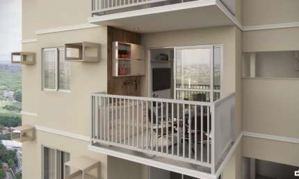 APARTAMENTO PRONTO PARA MORAR EM RECIFE COM 2 QUARTOS & VARANDA