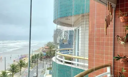 EDIFÍCIO MAISON BADEZIR - Apartamento Frente Mar à Venda – Vera Cruz, Mongaguá/SP
