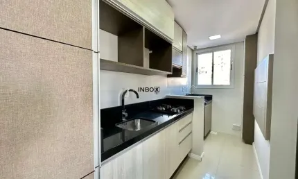 INBOX CIA IMOBILIÁRIA ALUGA - Apartamento de um quarto SEMI MOBILIADO com 1 box de garagem.