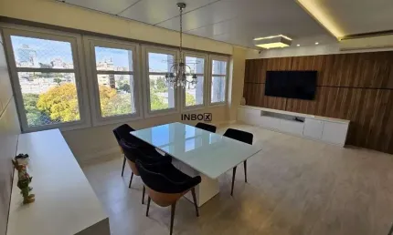 INBOX CIA IMOBILIÁRIA ALUGA APARTAMENTO SEMIMOBILIADO DE 03 DORMITÓRIOS COM 136,28M² DE ÁREA PRIVATIVA NO BAIRRO CENTRO EM BENTO GONÇALVES