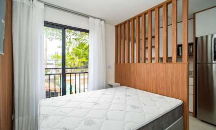 Studio Mobiliado com 1 dormitório para alugar, 21 m² por R$ 1.950/mês - Prado Velho - Curitiba/PR