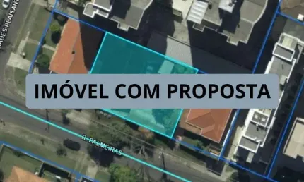 Terreno à venda de  496 m² - dimensão de 26x19 por r$ 1.300.000 - água verde - curitiba/pr