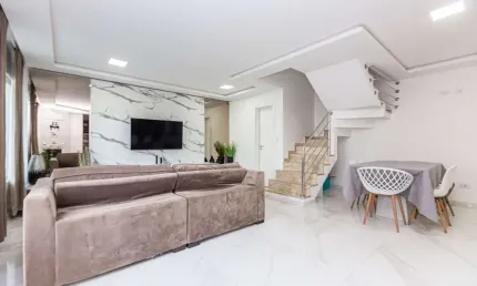 Sobrado semimobiliado | 200 m² Privativos | 03 Dormitórios | 04 Vagas | a venda por R$1.150.000
