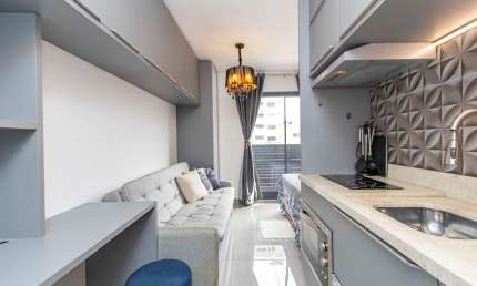 Studio Mobiliado em Condomínio Clube para alugar, 22 m² por R$ 2.790/mês - Centro - Curitiba/PR