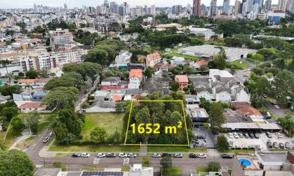 Terreno à venda, 1652 m² por R$ 3.490.000,00 - Hugo Lange - Curitiba/PR