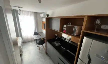 Studio para investimento em operação, 18 m² por r$ 320.000 - água verde - gestão housi